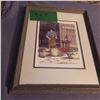 Image 5 : Lot of 4 framed pictures horse and western theme  Artist signatures noted in photos