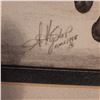 Image 7 : Lot of 4 framed pictures horse and western theme  Artist signatures noted in photos