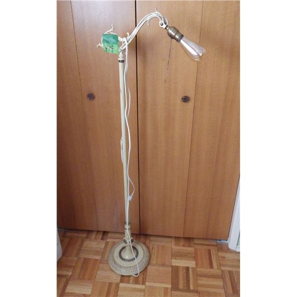 Vintage bridge floor lamp no shade