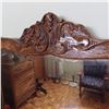 Image 3 : Antique oak dresser with beveled glass mirror