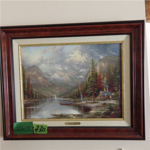 Thomas Kinkade  Mountain Majesty   Art print