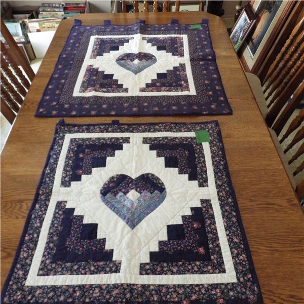 Quilted wall hangings  and Quilted table topper and other tabletoppers