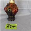 Image 2 : Reproduction glass oil lamp featuring a crown shaped design