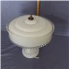 Image 5 : Vintage ceiling light fixture with glass shade