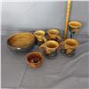 Image 1 : Collection of handcrafted pottery pieces
