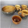 Image 2 : Collection of handcrafted pottery pieces