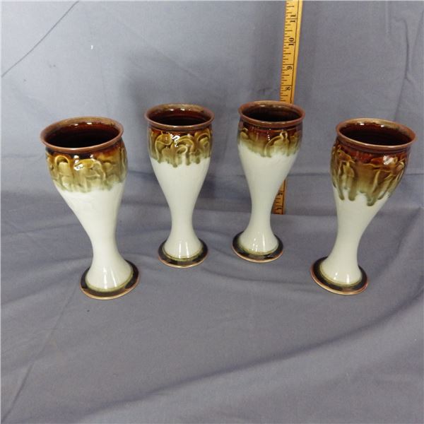 Collection of handcrafted pottery pieces