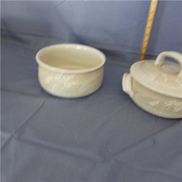 Collection of handcrafted pottery pieces
