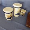 Image 3 : platter and 3 piece canister set