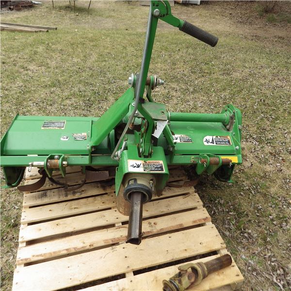 John Deere 3 point hitch 47” rototiller with iMatch hook up