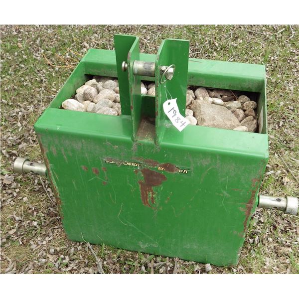 John Deere 3 point hitch ballast box