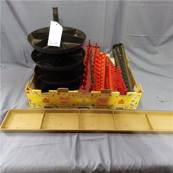 sorting tray and socket holders