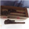 Image 1 : three pipe wrenches