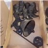 Image 1 : cast bell  and miniature cast cowboy boots