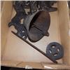 Image 2 : cast bell  and miniature cast cowboy boots