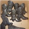 Image 3 : cast bell  and miniature cast cowboy boots