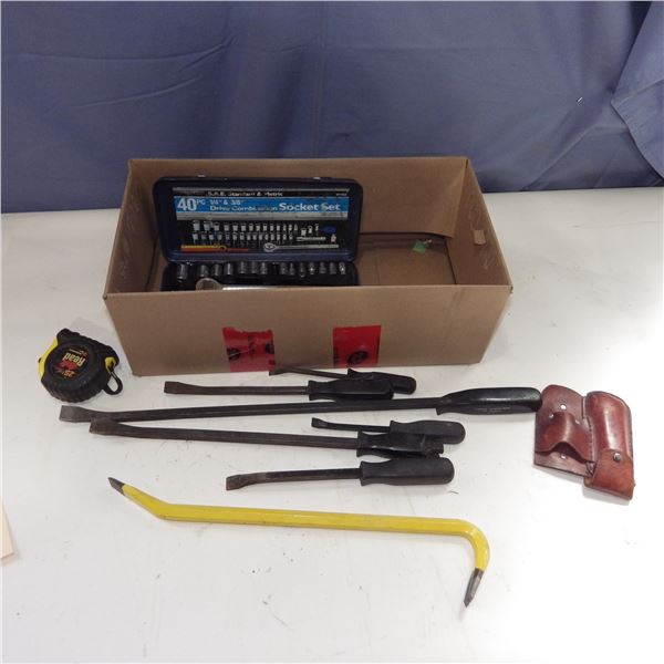 socket Set  and pry bars