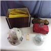 Image 1 : rain gear , hard hat, First aid and other items