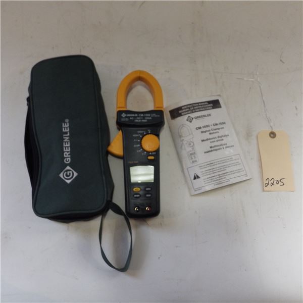 Greenlee Digital clamp on meter