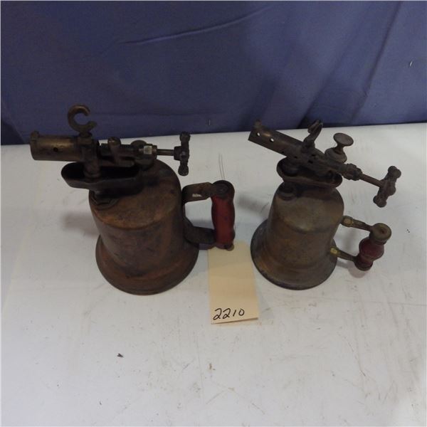 antique pair of Brass  blow torches