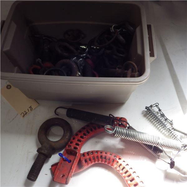 springs, clevis , implement drop pins