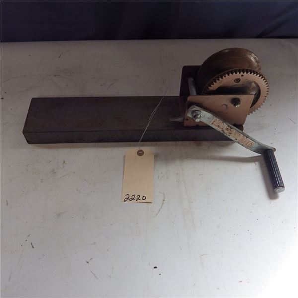 hand crank  winch