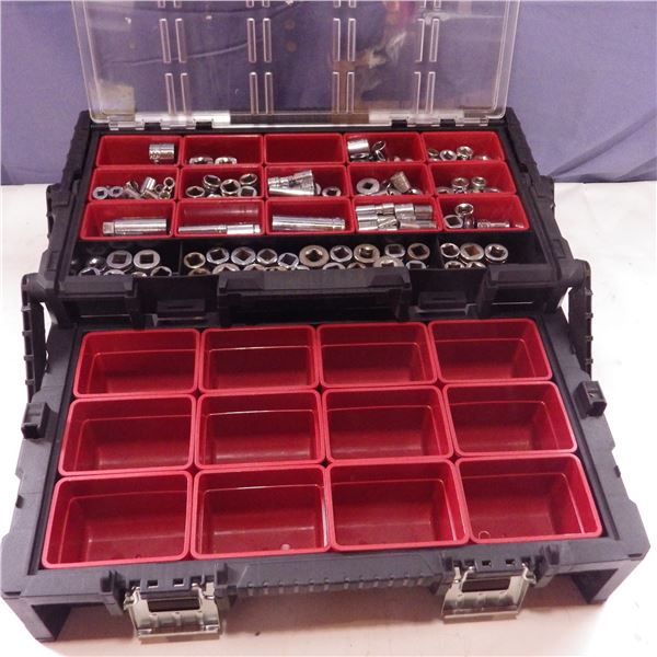 tool box with a mix of SAE and metric  Sockets