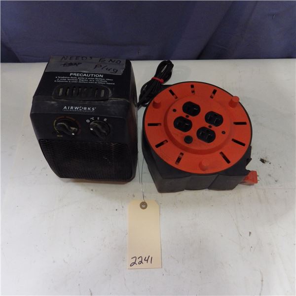 ceramic heater and extension cord