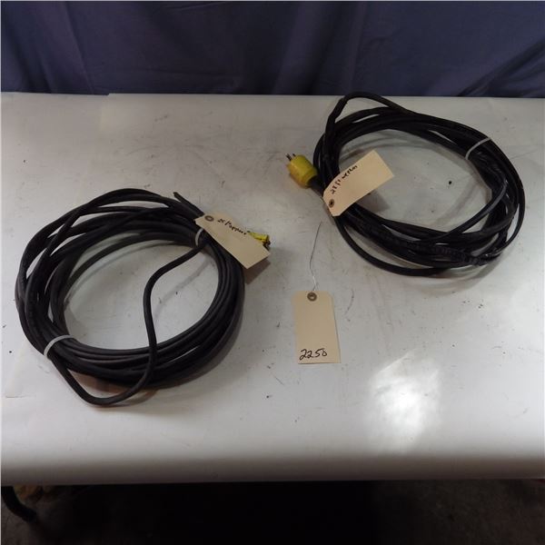 lot with two heat tape  cords -- sold as is not confirmed working