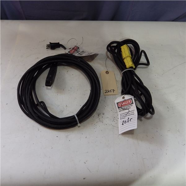 Lot of two extension cords