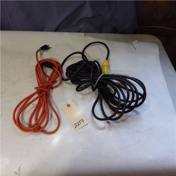 Lot of two extension cords