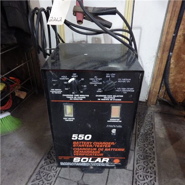 solar 550 battery charger 12 VOLT & 6 VOLT  starter / tester