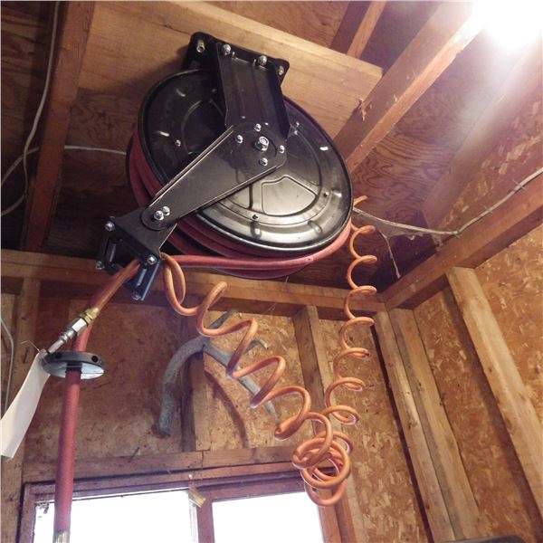 retractable air hose reel