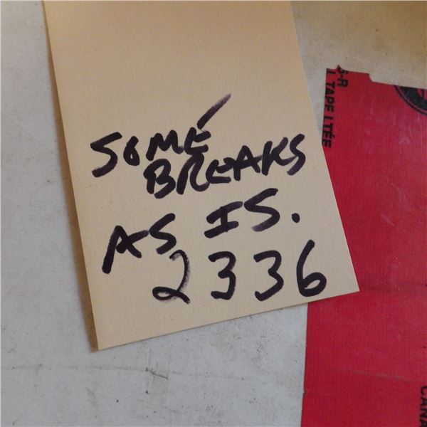 heat tape has some damage sold as is