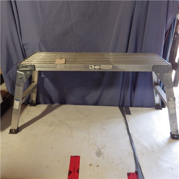 folding aluminum  bench