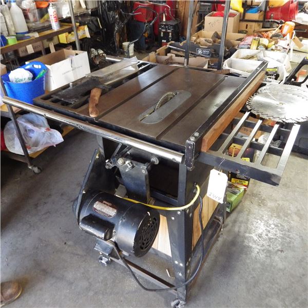 Shopcraft 10" Table Saw , one horsepower motor , 80 tooth blade and extra Blades