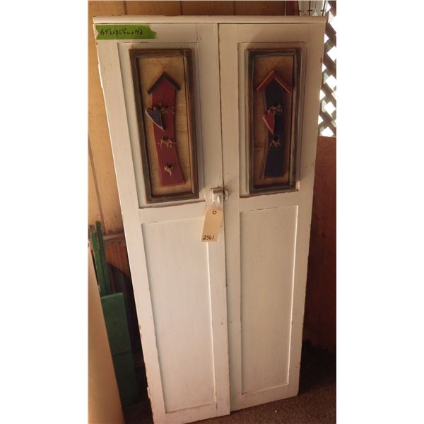 Wood Storage cupboard