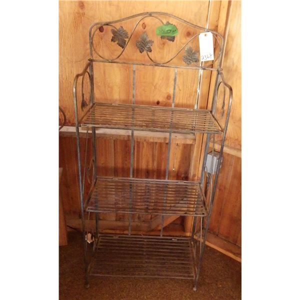 3 shelf  decorative Metal   display
