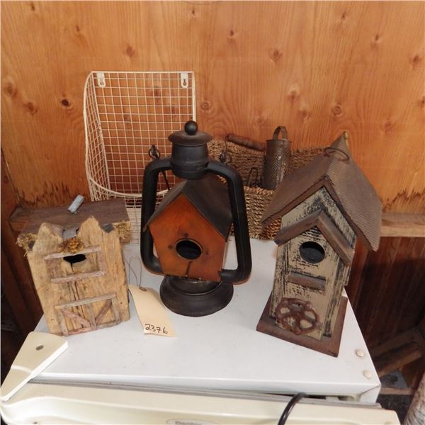 various Decorative birdhouses