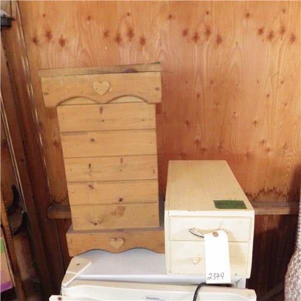 wood storage bins