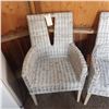 Image 2 : woven Wicker Style  deck chairs