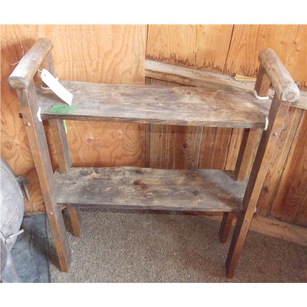 Primitive Style Wood shelf