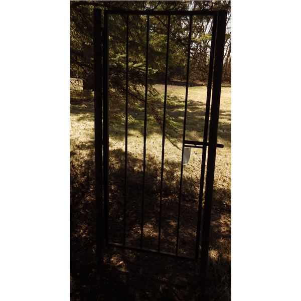 decorative iron garden gate