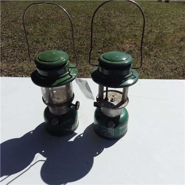 2 coleman lanterns model 335 has broken globe and Model 321B