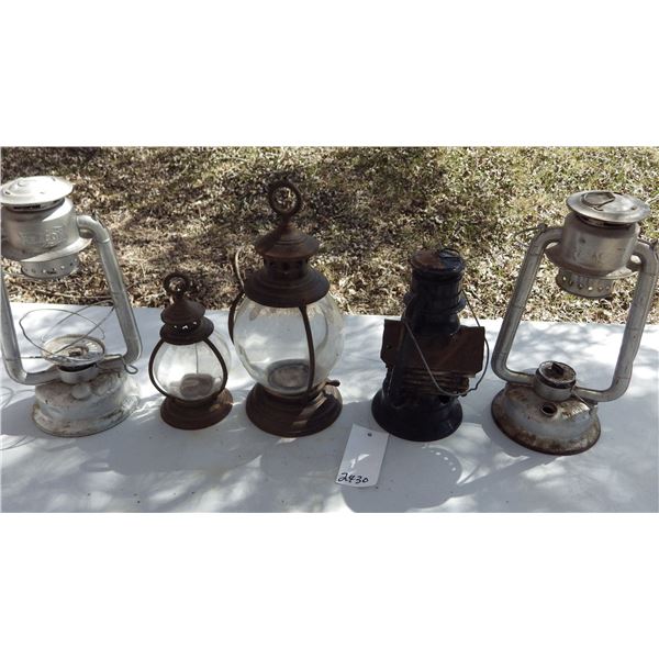 coal oil lanterns and other lanterns