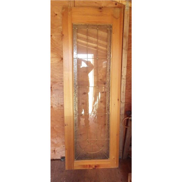 French door and wooden garden Trellis