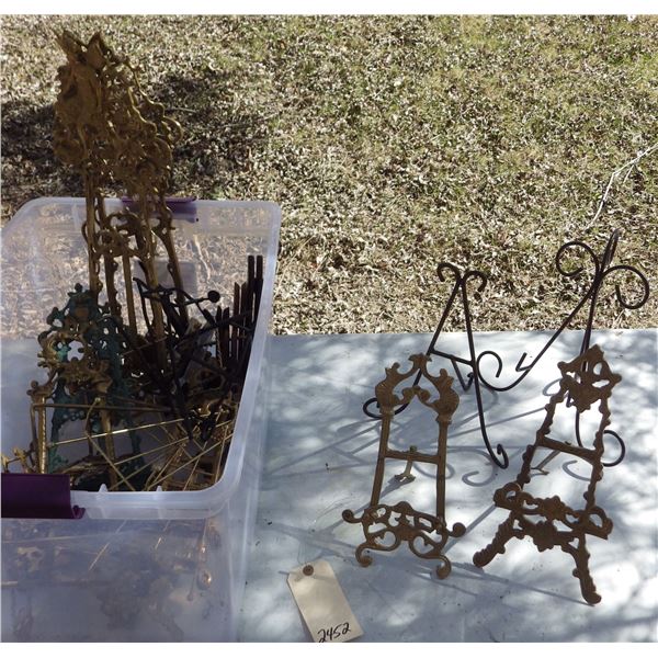 small folding metal display stands