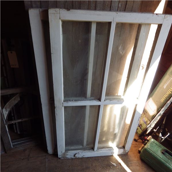 vintage wood frame windows