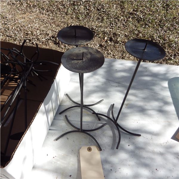 Iron Handcrafted Candle holders