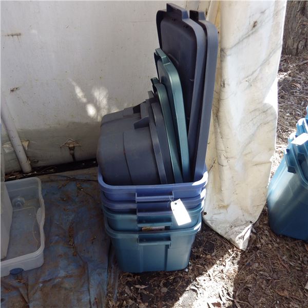 Plastic storage tubs